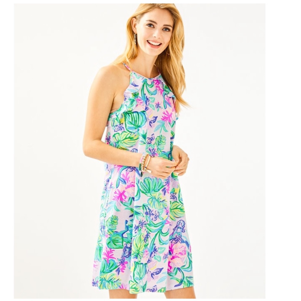 Lilly Pulitzer Billie dress mermaid in the shade